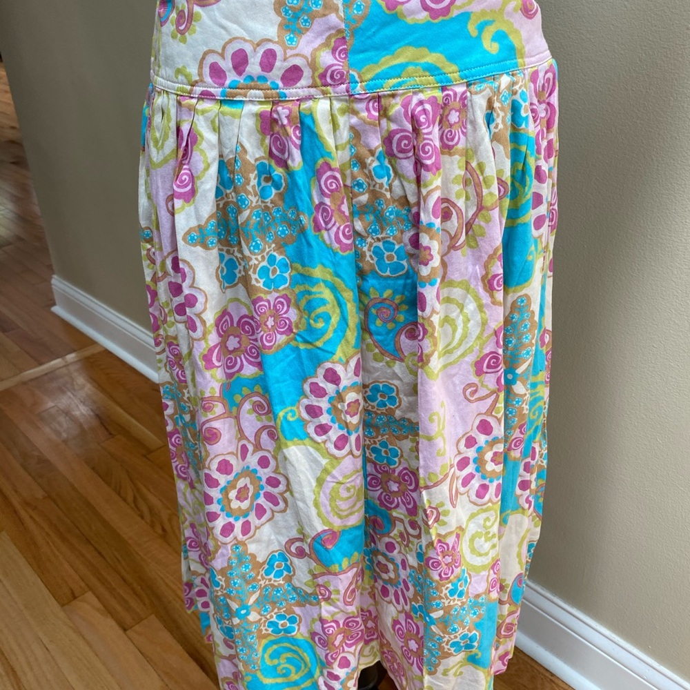 Willi Smith Floral Print Summer Skirt